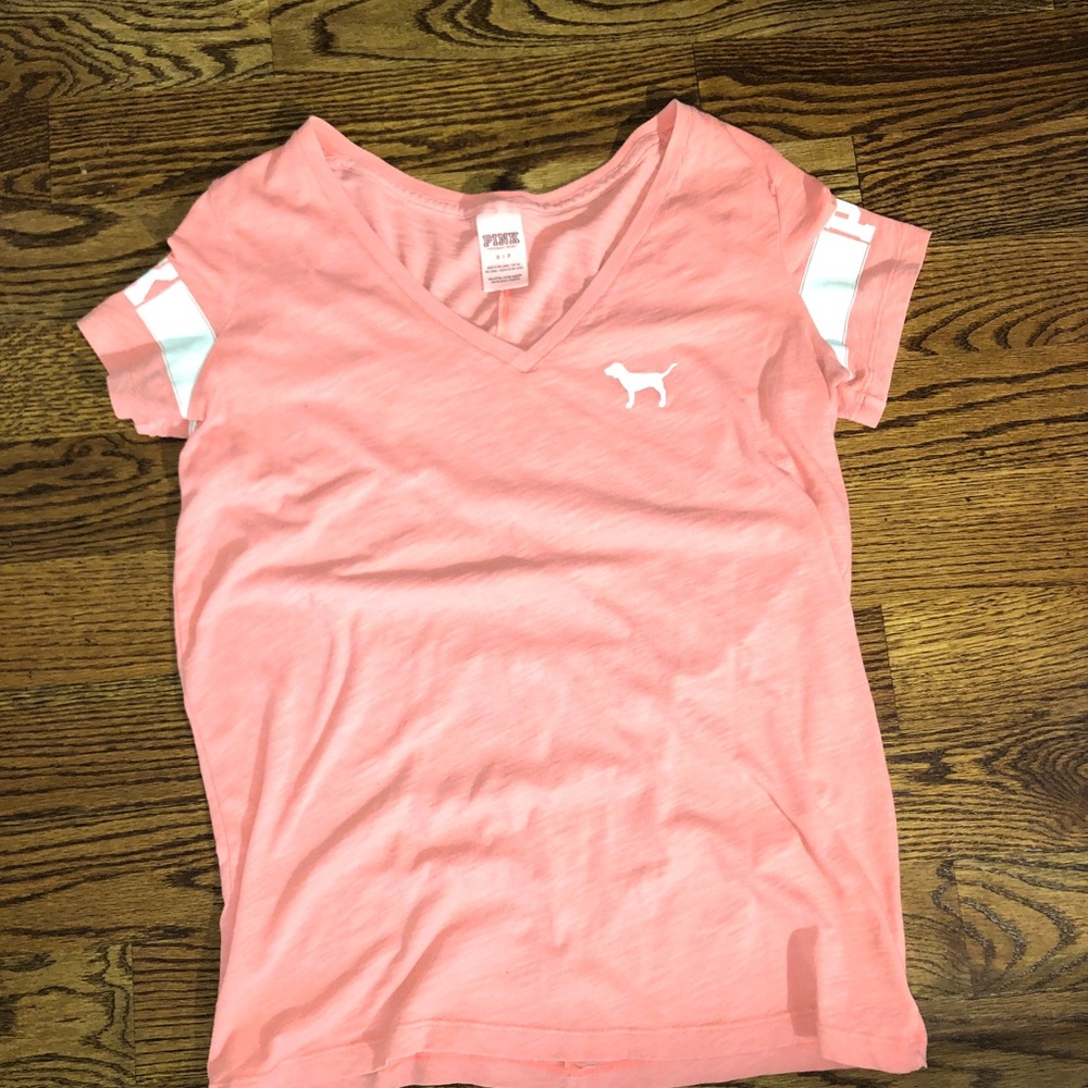 Pink v-neck